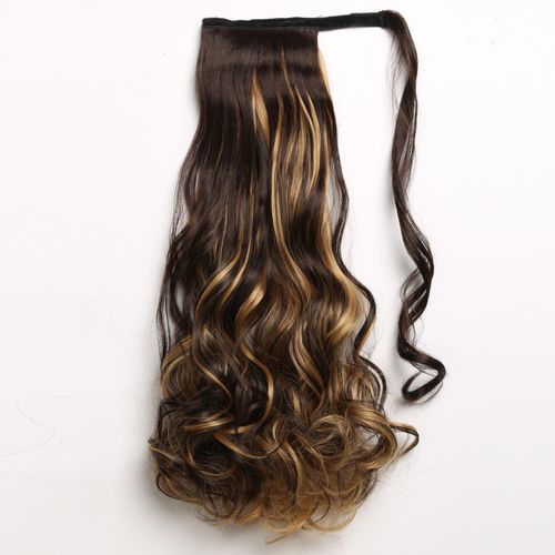 Brown & Gold Ponytail Removable Hair Item | Buy Brown & Gold Ponytail Removable Hair | SPOP Enterprise Global